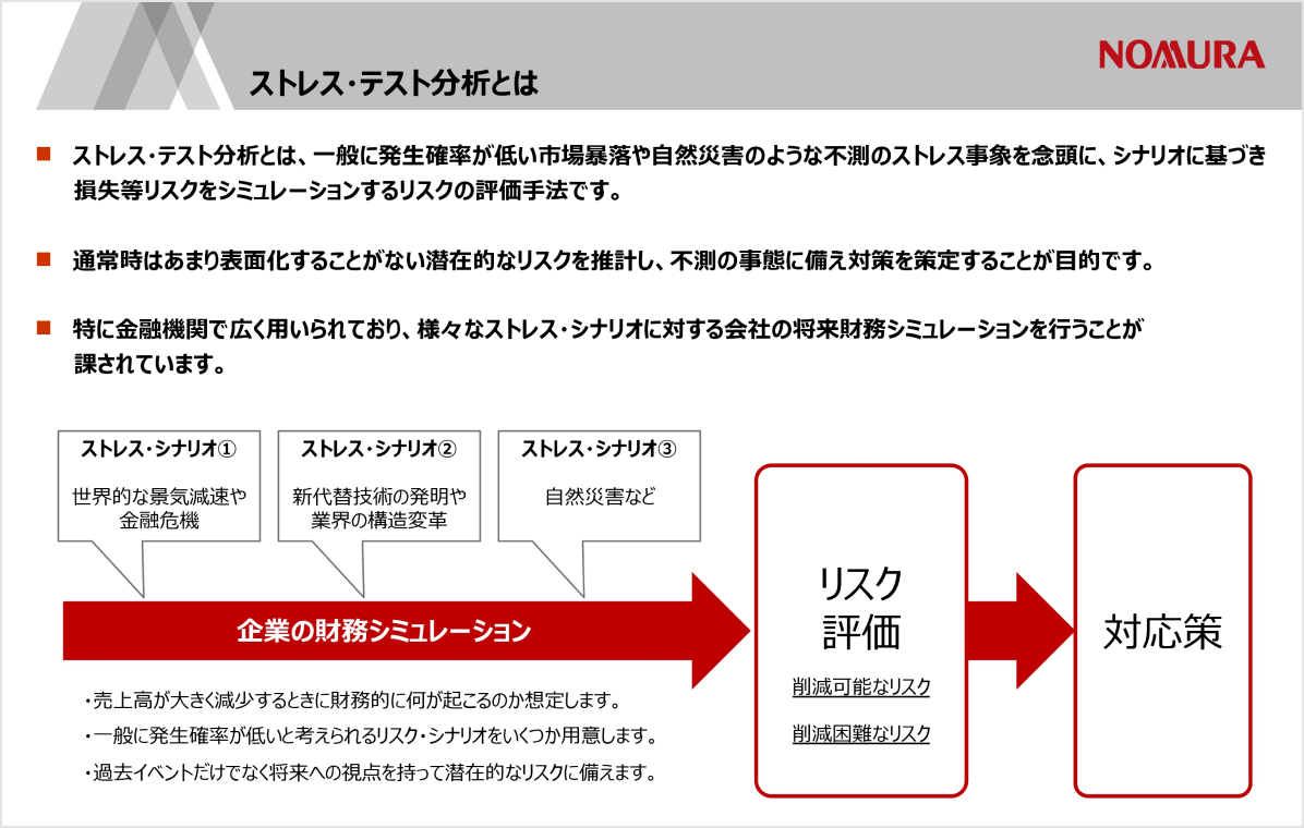 ストレス・テスト分析の概要