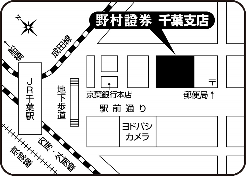 千葉支店地図