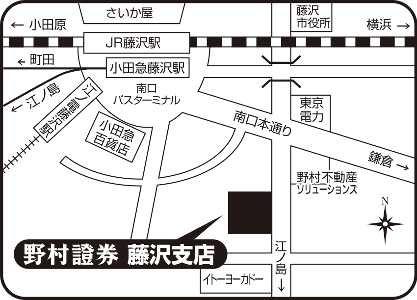 藤沢支店地図