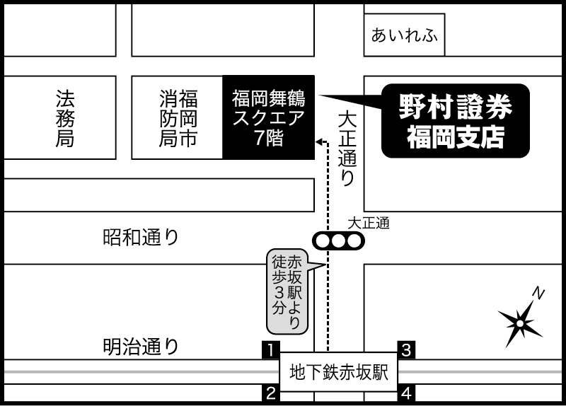 福岡支店地図