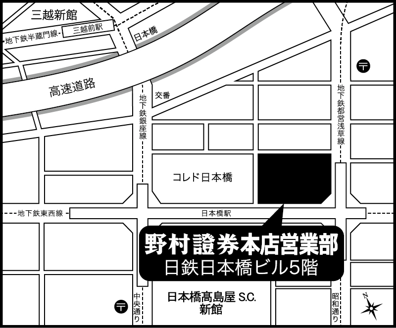 本店営業一部地図