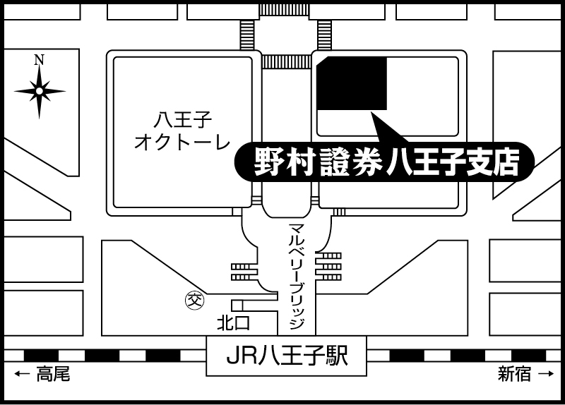 八王子支店地図