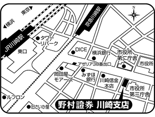 川崎支店地図