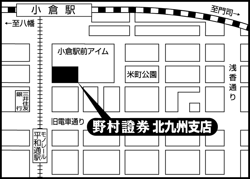 北九州支店地図