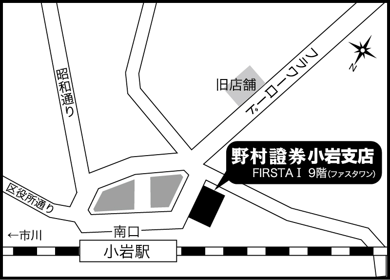 小岩支店地図