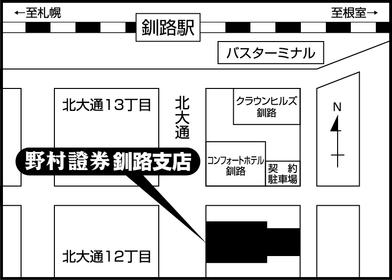 釧路支店地図