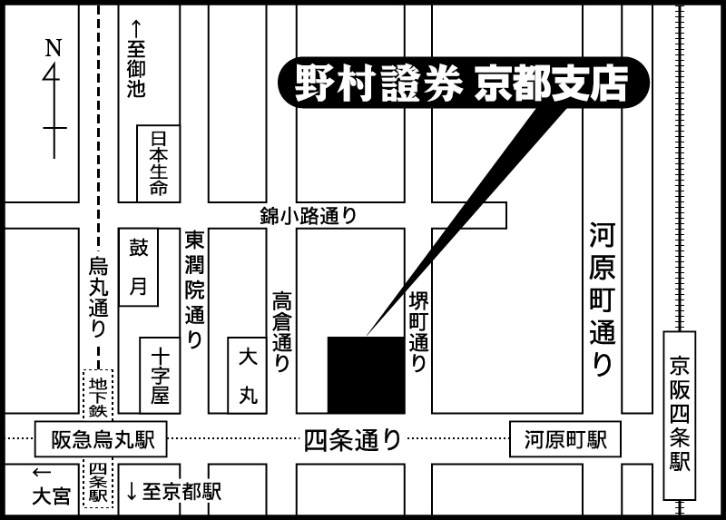 京都支店地図