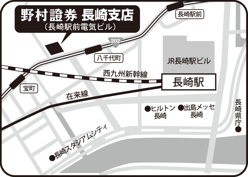 長崎支店地図