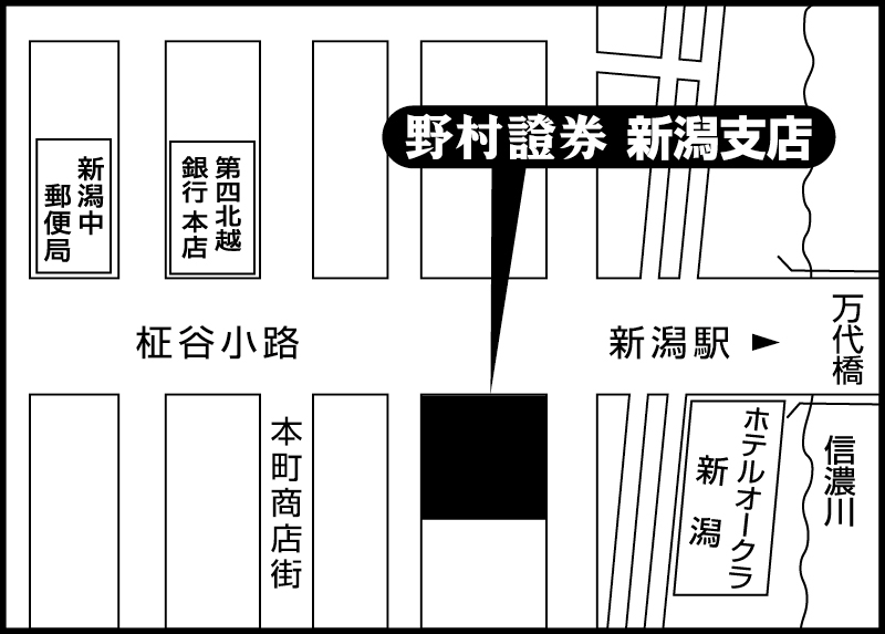 新潟支店地図