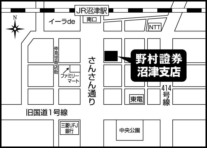 沼津支店地図