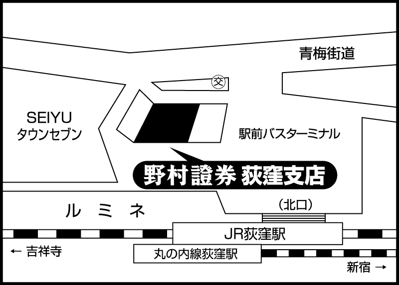 荻窪支店地図