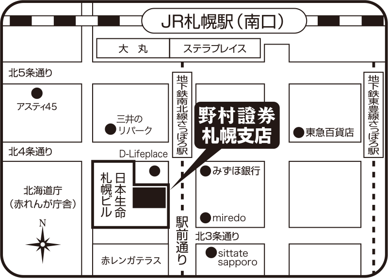 札幌支店地図