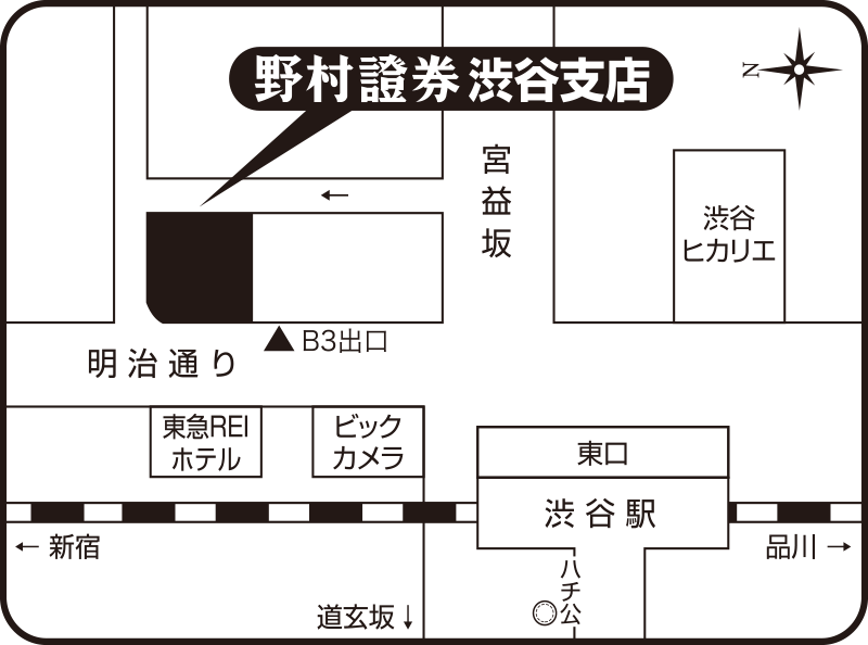 渋谷支店地図