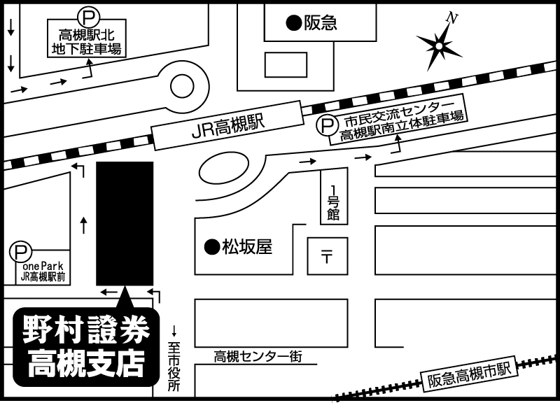 高槻支店地図