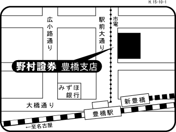 豊橋支店地図