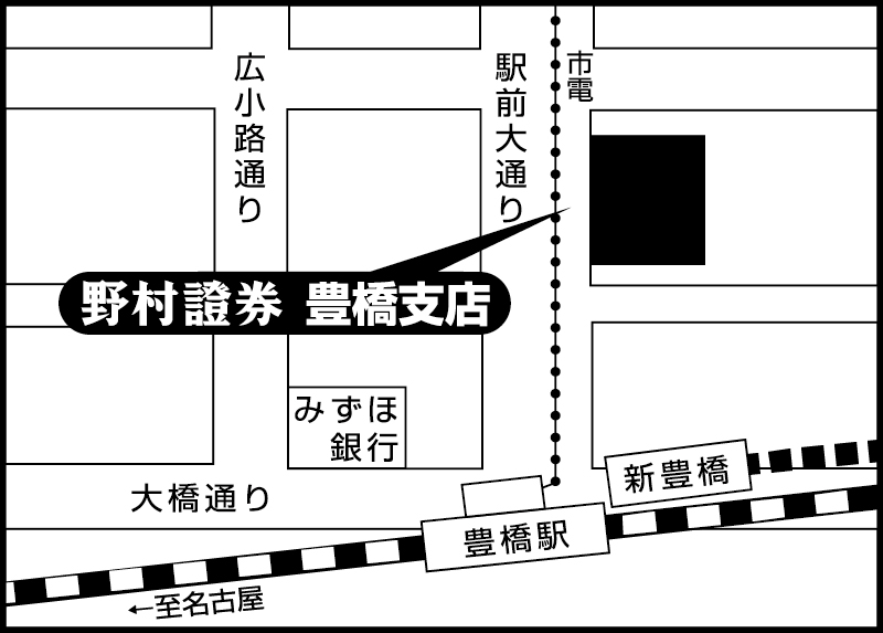 豊橋支店地図