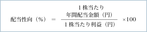 図3：配当性向の求め方