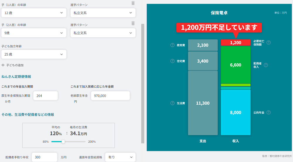 保険電卓