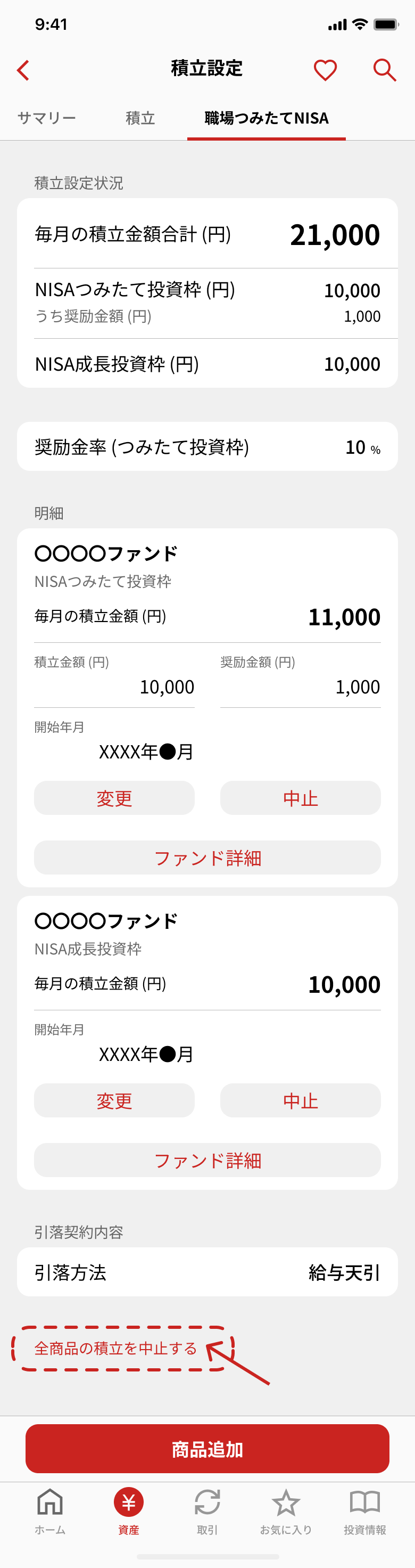 職場NISAすべて中止