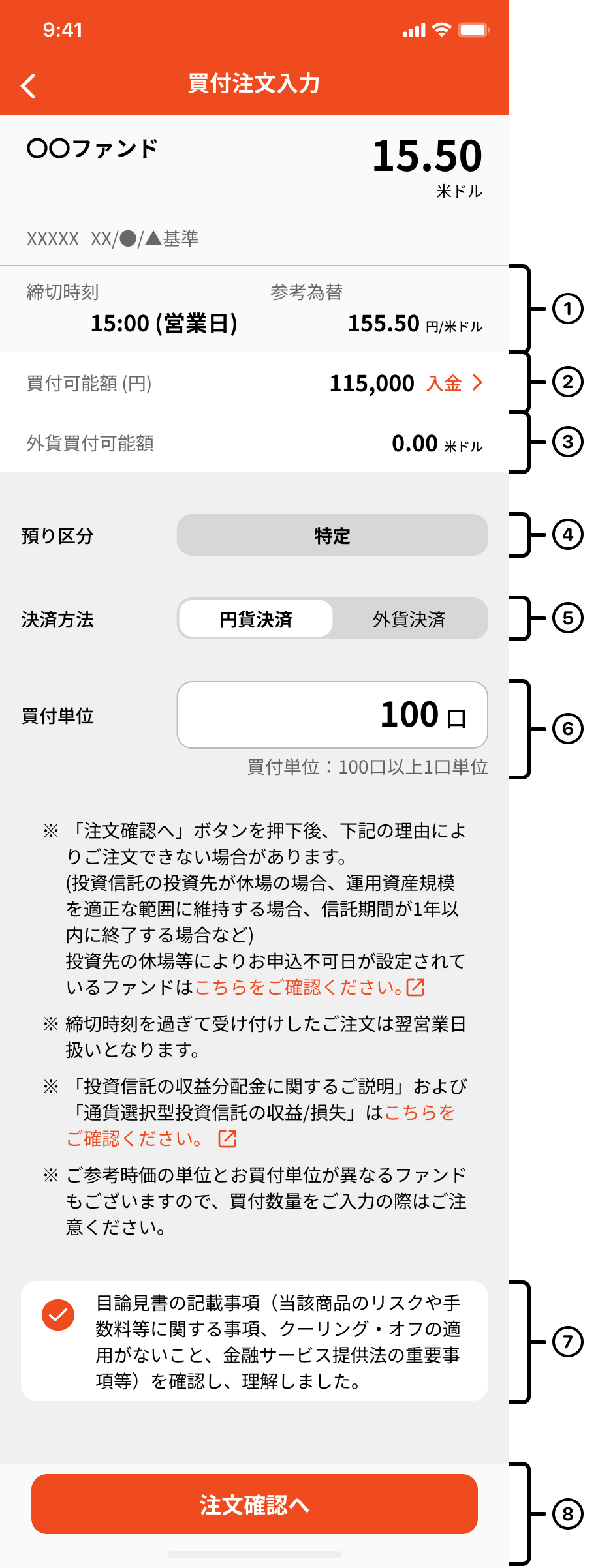 買い注文入力