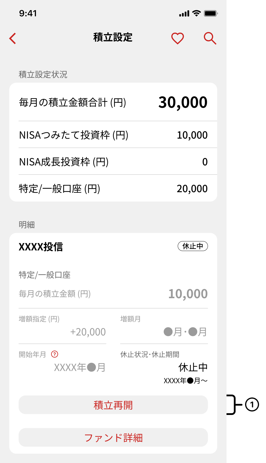 積立再開