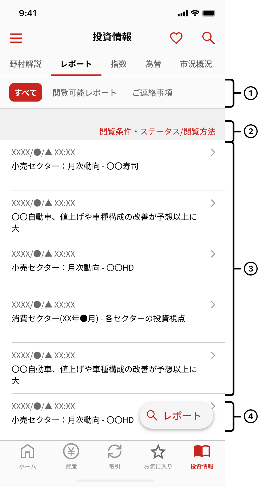 レポート