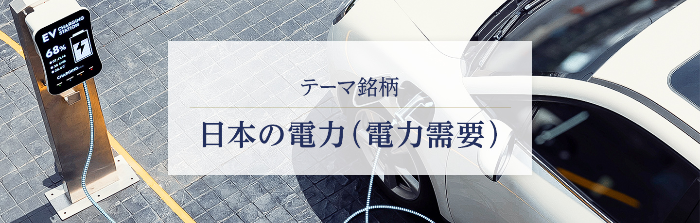 テーマ銘柄　日本の電力（電力需要）