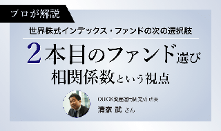 「世界株式インデックス1本でリスク分散が十分とは限らない」2本目のファンド選びのイメージ