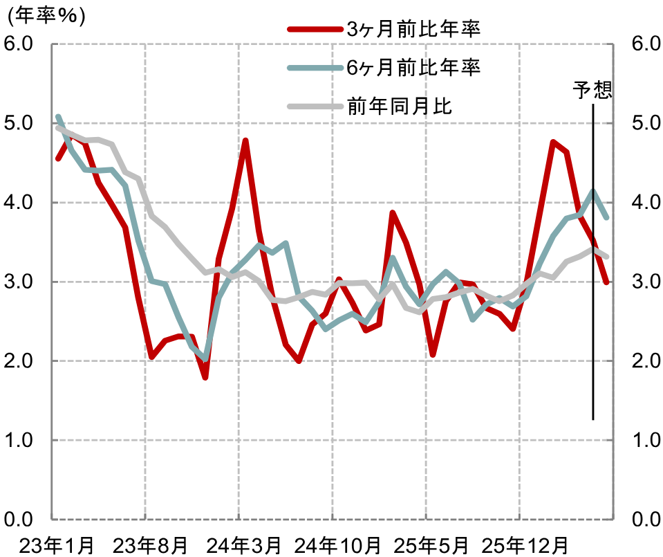 米CPI下振れはインフレ率の減速見通しを裏付け　野村は2027年末まで米利上げはないと予想　米国野村證券・雨宮愛知のイメージ